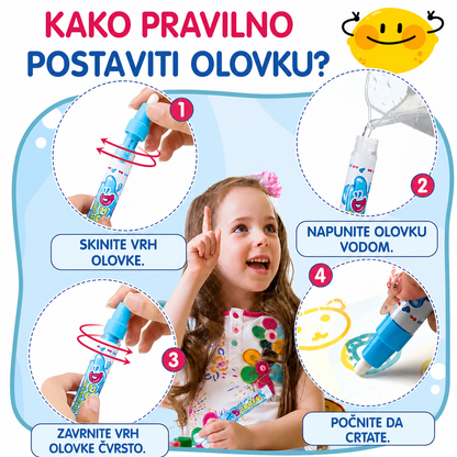 Magična vodena prostirka za crtanje na podu