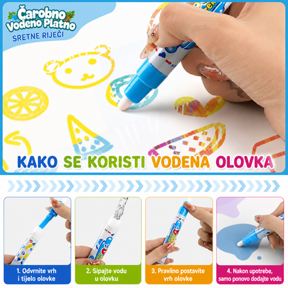 Magična vodena prostirka za crtanje na podu