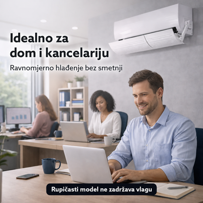 Usmjerivač zraka za klima uređaje, rupičasti model protiv kondenzacije