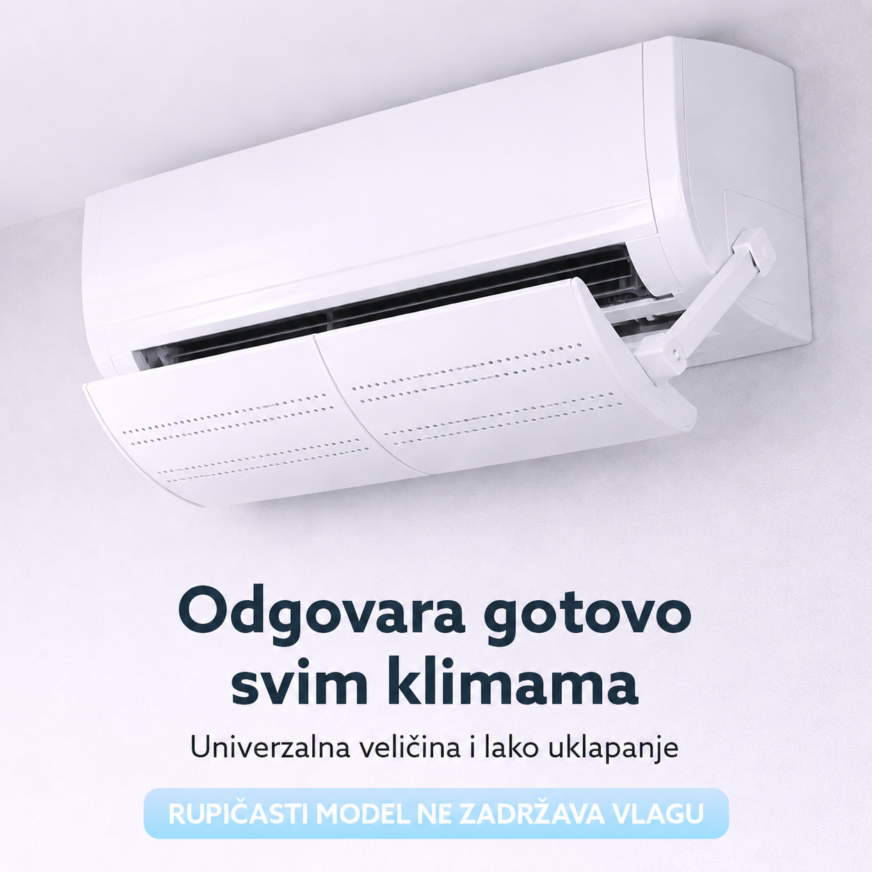 Usmjerivač zraka za klima uređaje, rupičasti model protiv kondenzacije